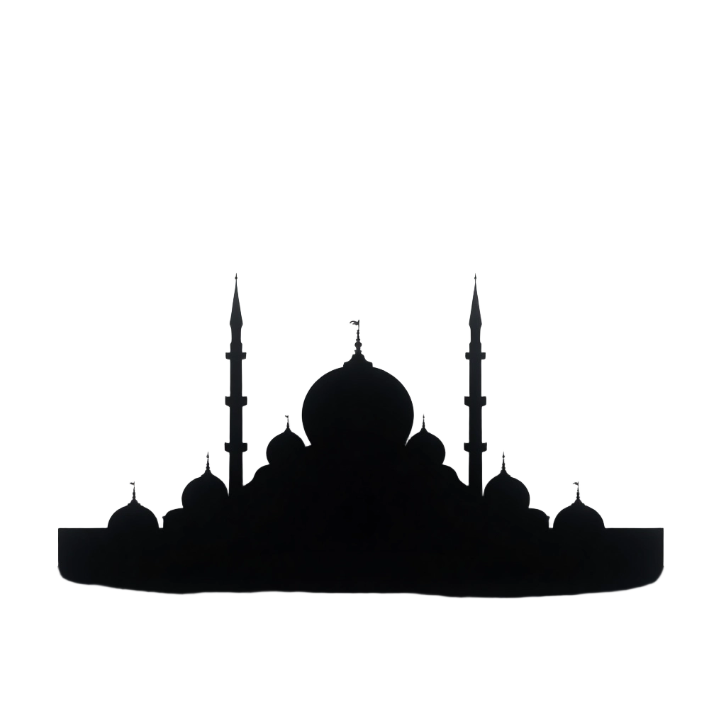 Silhouette of a Mosque